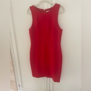 Trina Turk, size 10. Red sleeveless dress great for work! Work only once.